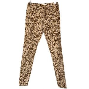 Mini Boden Corduroy Patch Pocket Pants Leopard Print Size 12 Y